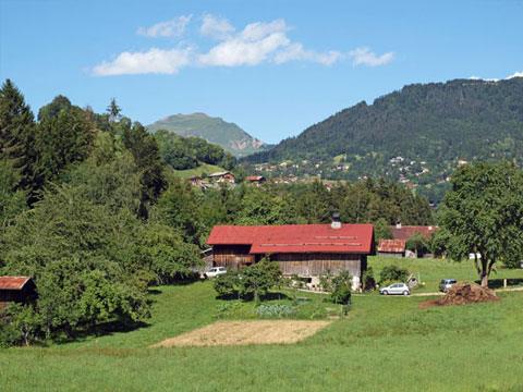 Ferme de montagne aux Villards sur Thônes agriculteurs de Haute Savoie